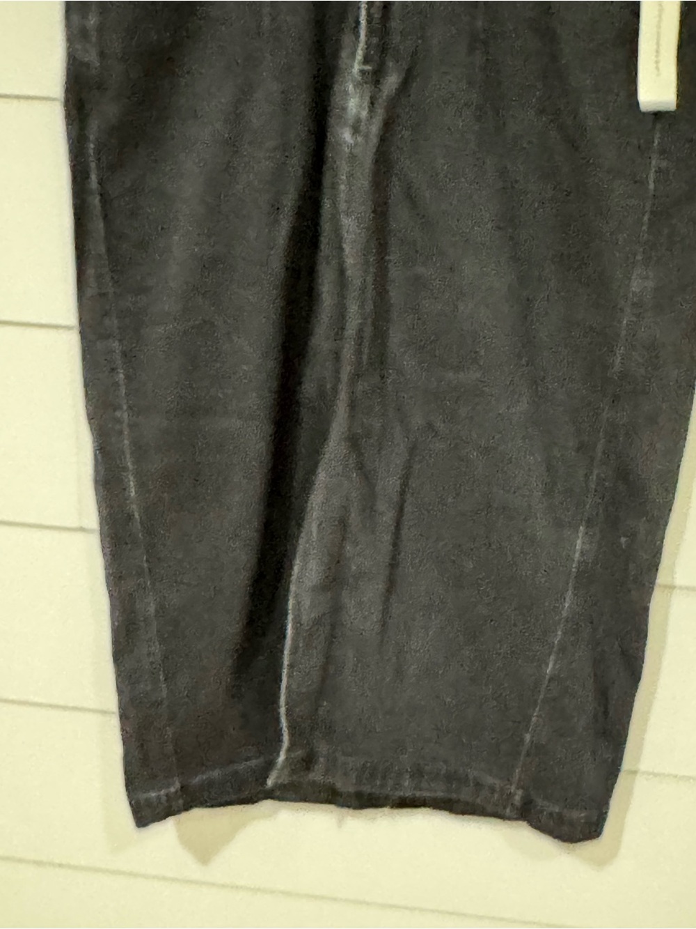 NEW Anthropologie Arden Double-Waist Black Denim Midi Skirt by Pilcro Size 14 - Picture 7 of 13